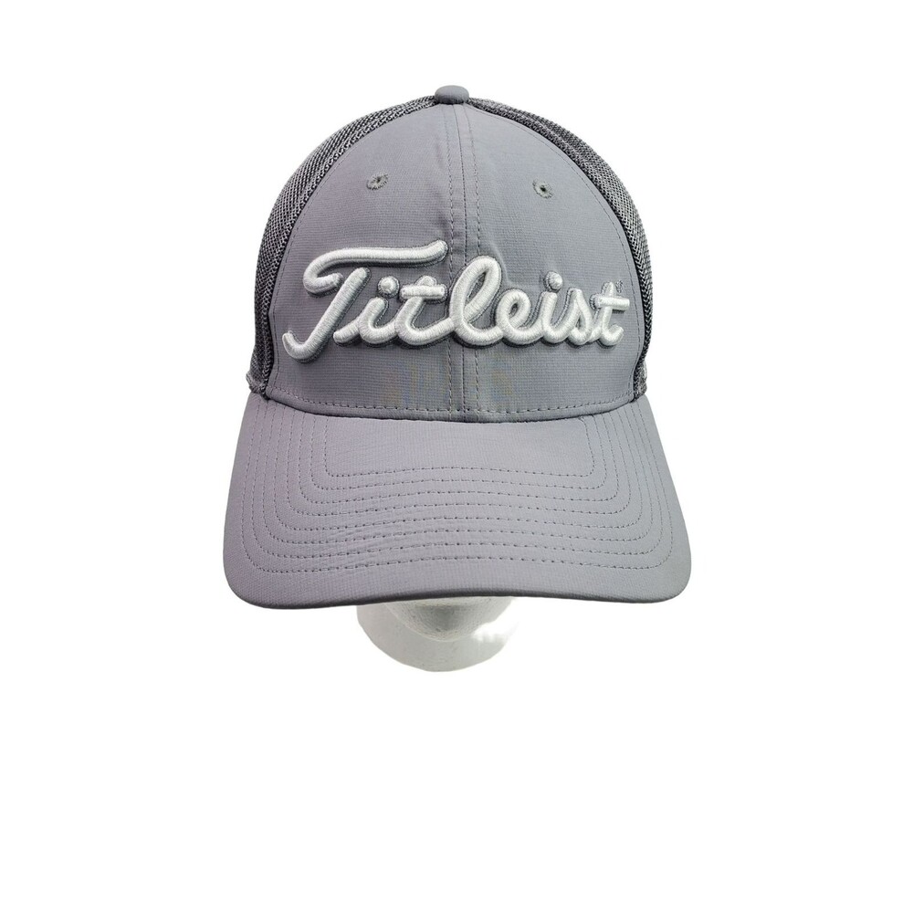 Titleist Footjoy Pro V1 Gray Fitted Golf Hat Cap Sz L/XL‎